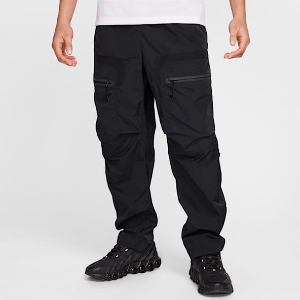Black Drawcord Hem Oversized Sweatpants | Sweat